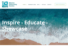 Tablet Screenshot of marinediscoverycentre.com.au